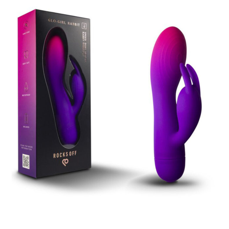 Rocks-off Glo Girl Rabbit